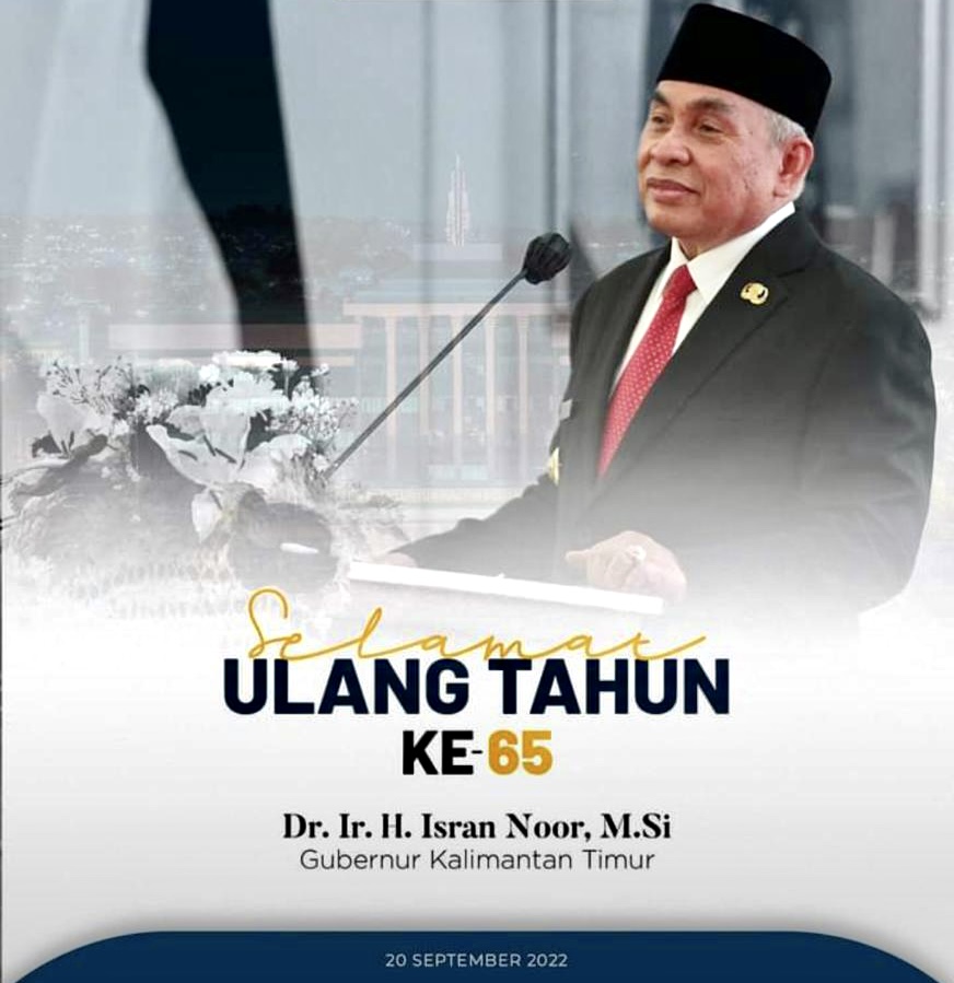ISRAN NOOR GUBERNUR KALTIM ULANG TAHUN 10 SEPTEMBER Aspirasi News.id