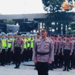 Polresta Samarinda Gelar Pasukan Kesiapan Pengamanan Tahun Baru 2024
