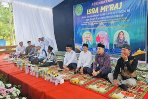Peringatan Isra Mikraj Desa Bukit Permata Kecamatan Kaubun
