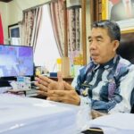 Bupati Kutim Ardiansyah Sulaiman membeberkan status Bandara Tanjung Bara di PT KPC. (Fuji)