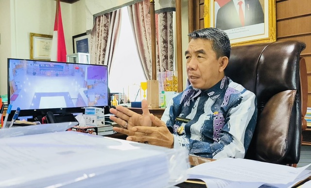 Bupati Kutim Ardiansyah Sulaiman membeberkan status Bandara Tanjung Bara di PT KPC. (Fuji)