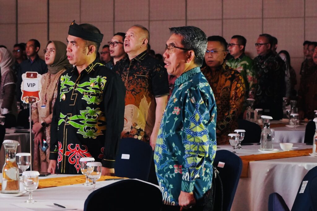 Bupati Kutim Ardiansyah Sulaiman saat menghadiri undangan kegiatan Forum Bisnis Bankaltimtara 2024 di Jakarta.