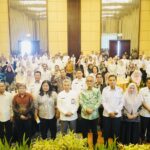 Koordinasi Penguatan Sinkronisasi Perencanaan dan Penganggaran Kutim dibuka oleh Asisten Ekobang Seskab Zubair.