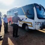 Suasana jalannya Ramp Check yang dilakukan oleh petugas Dishub dan Satlantas Polres Kutim.