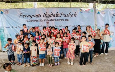PAMA ABKL Bersama Gereja GKII Efata Rayakan Paskah, Sosialisasi Kesehatan dan Parenting serta Santunan