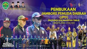 Kadispora Buka Jambore Pemuda Daerah (JPD) Kaltim 2025 di Kutim, Langkah Menuju Generasi Emas