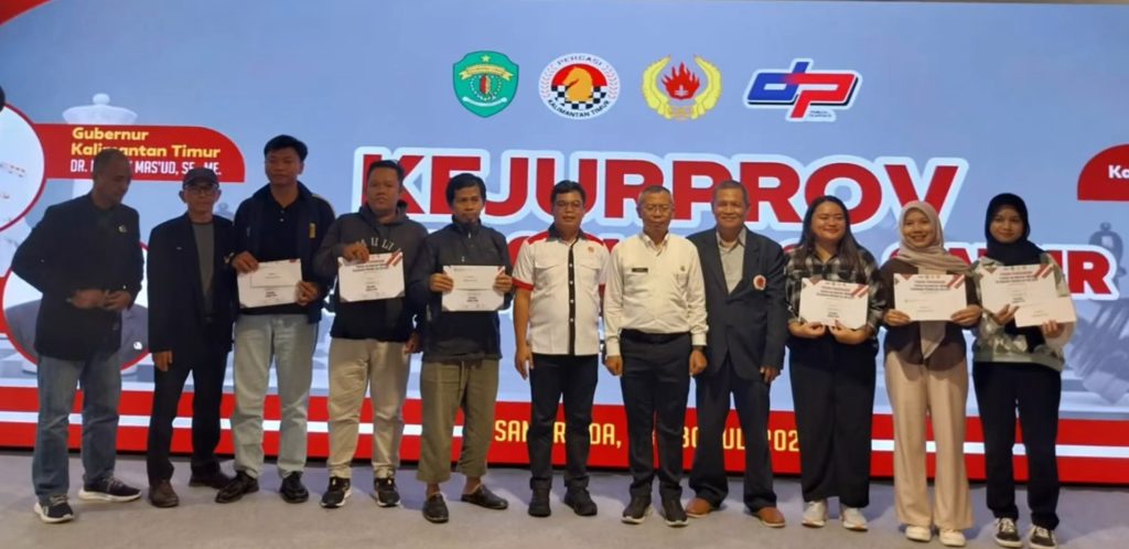 Dispora Umumkan Pemenang Kejurprov Catur Kaltim 2025, Juaranya Akan ke Level Selanjutnya.