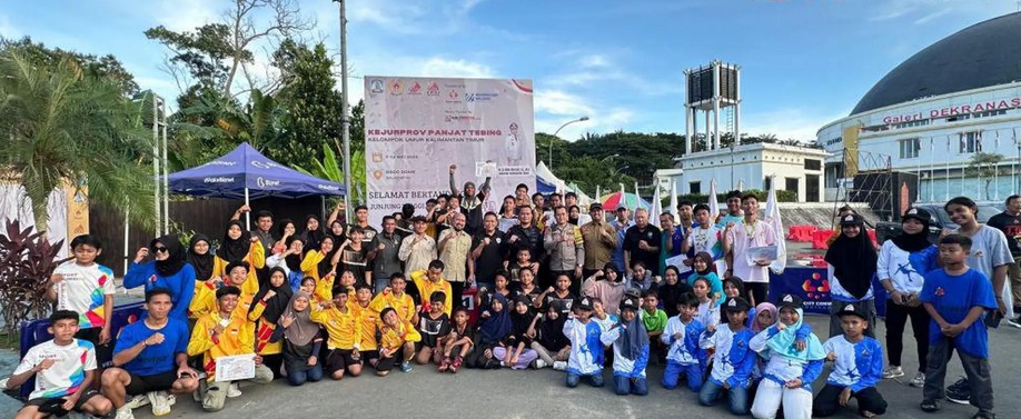 Kejurprov Panjat Tebing Kelompok Umur 2025 Dibuka, 129 Atlet se-Kaltim Berlaga