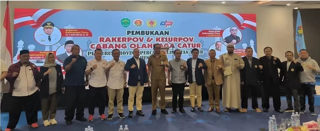 Dispora Buka Kejurprov Catur Kaltim 2025, Sebanyak 290 Atlet dari 9 Pengcab Bertanding