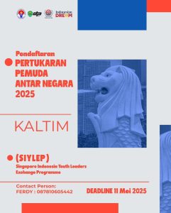 Dispora Buka Pendaftaran Pemudi Kaltim untuk Pertukaran Pemuda Antar Negara ke Singapura