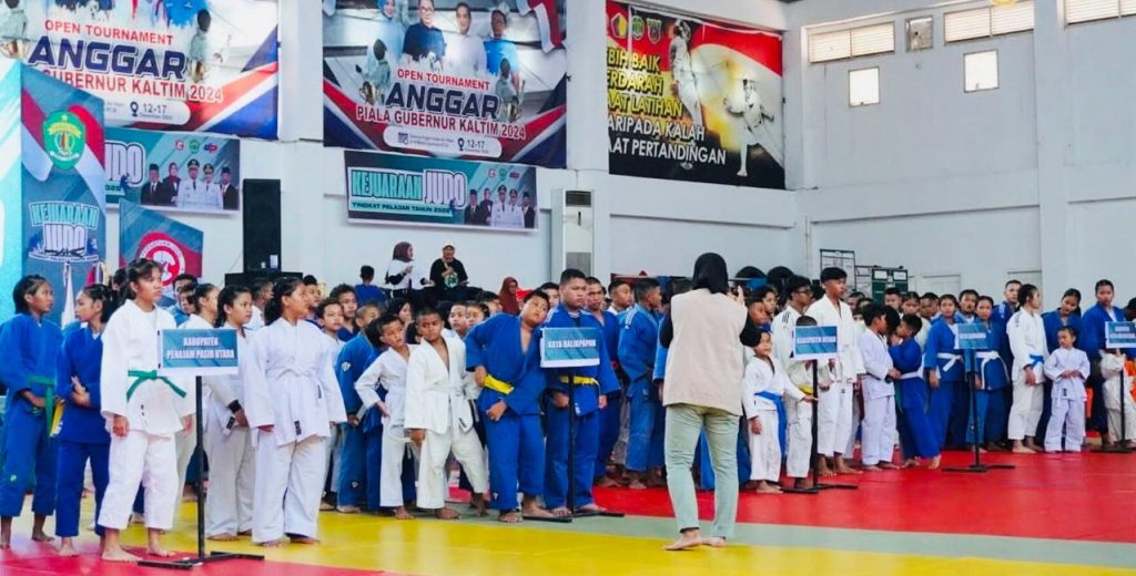 Dispora Bina Atlet Muda Judo untuk Berprestasi, Melalui Kejuaraan Judo Pelajar Kaltim 2025