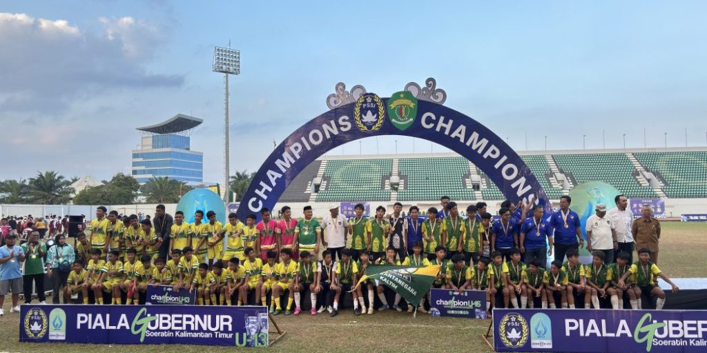Kukar Raih 2 Juara Sekaligus di Piala Gubernur Soeratin Kaltim U-13 dan U-15 2025