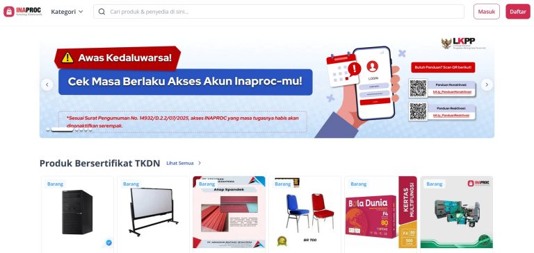 Menperin Dorong UMKM Banjiri Katalog V.6 INAPROC dengan Produk Buatan Indonesia