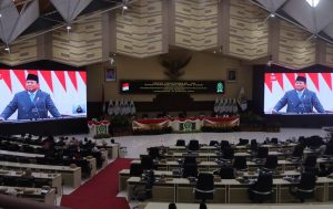 Dengarkan Pidato Kenegaraan Presiden-RI, DPRD Kaltim Paripurna Ke-30 Sambut HUT-RI ke-80