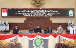 DPRD Rapur ke-31, Tetapkan Komisi Sebagai Pembahas Dua Ranperda BUMD di Kaltim