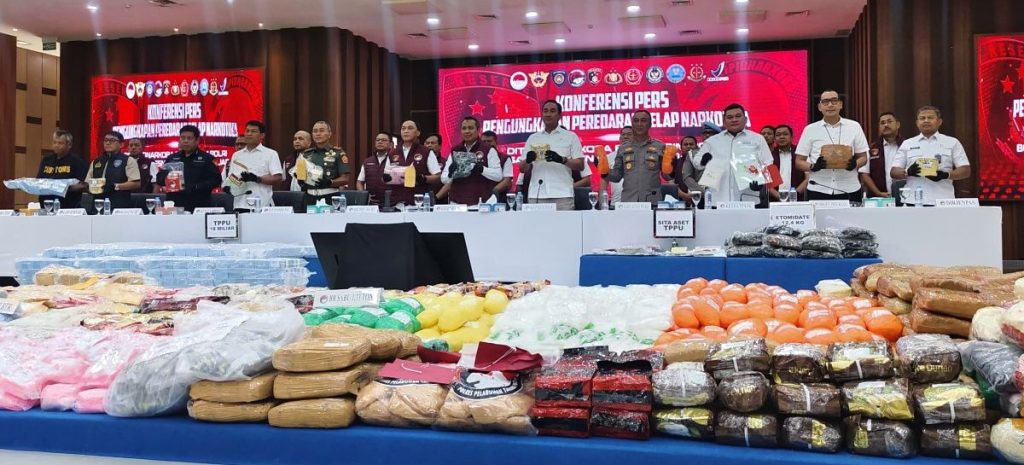 197 Ton Narkoba Indonesia Januari-Oktober 2025 Diungkap, Polri Paparkan Barang Bukti