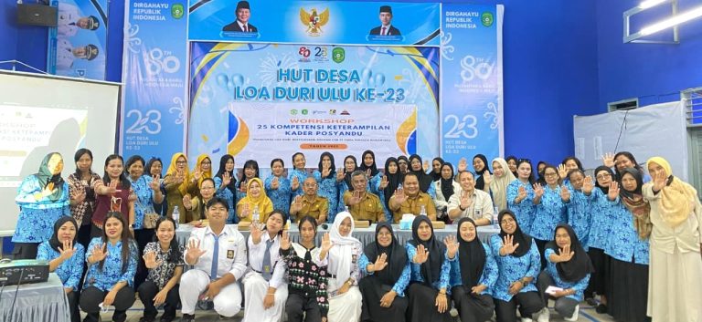 170 Kader Posyandu 3 Desa di Kukar Diajak PAMA ABKL Perangi Stunting, dengan Workshop Kompetensi
