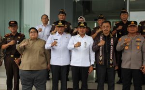 Perkuat Sinergitas Antar Lembaga, Wakil Ketua-II DPRD Provinsi Ananda Emira Moes Sambut Kedatangan Kajati Kaltim