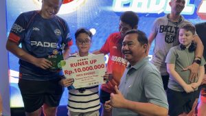 Ekti Imanuel Hadiri Penutupan Padel Tournament HUT Ke-80 TNI
