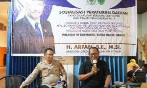 Legislator Arfan Gandeng Polsek Bengalon, Perangi Narkoba Perusak Generasi Muda Kutim