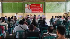 Ekti Imanuel Wakil Ketua DPRD Gelar Sosperda Pendidikan Pancasila dan Wawasan Kebangsaan