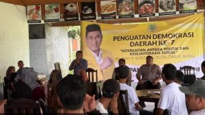 Apansyah Temui Masyarakat Sandaran, Sampaikan Peran Politik Bagi Kesejahteraan Rakyat