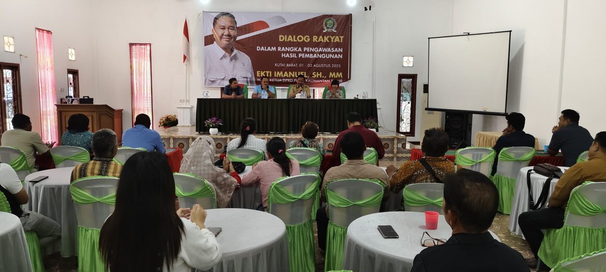 Ekti Imanuel Ajak Masyarakat Ikut Kawal Hasil Pembangunan di Kutai Barat