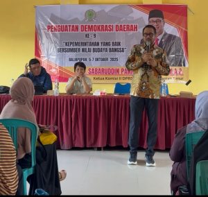 Sabaruddin Panrecalle Dorong Penguatan Demokrasi Berbasis Nilai Budaya Bangsa