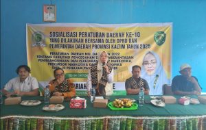 Cegah Peredaran Narkoba, Syahariah Mas’ud Ajak Warga Kerta Bumi Bersatu Perangi Narkoba