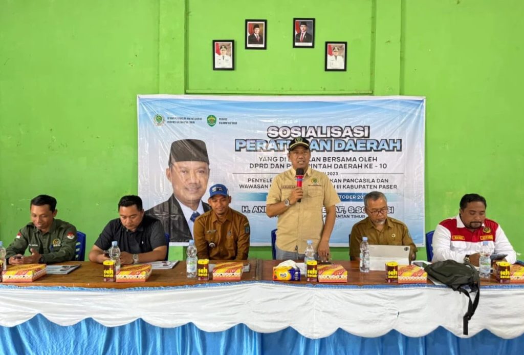 Andi Faisal Ajak Warga Desa Long Gelang Sadar Hukum, Lewat Sosialisasi Peraturan Daerah