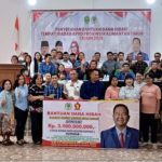 Dana Hibah 26 Rumah Ibadah Masjid dan Gereja Segmen 3 Rp3,1 M dari Ekti Imanuel Cair