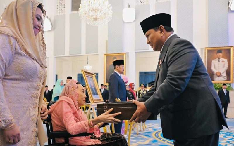 Presiden Prabowo Anugerahkan Gelar Pahlawan Nasional Pada 10 Tokoh Bangsa Indonesia
