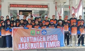 Bupati Ardiansyah Lepas 43 Atlet Kontingen PGRI Kutim, Siap Juara di Porseni Kaltim 2025