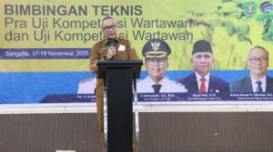 Pers Sebagai Gatekeeper, Diskominfo Kutim Dorong Wartawan Berintegritas dan Profesional Lewat UKW