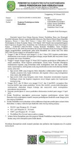 Disdikbud Kukar Ingatkan Jual-Beli Buku Hingga Seragam Sekolah Dilarang