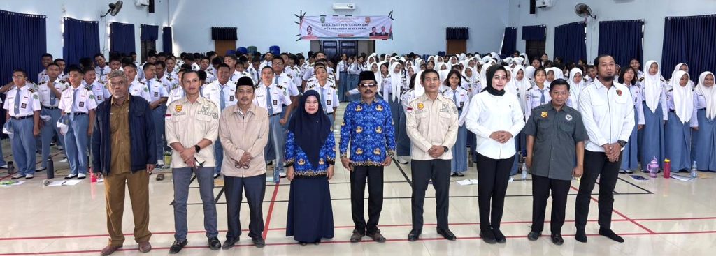 FKDM-Kesbangpol-Polres Kutim Datangi SMAN 2 Sangatta, Cegah Perundungan Pada 100 Siswa
