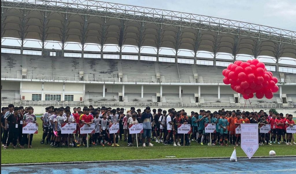 Gali Bakat Sepak Bola Pelajar, Disdikbud Kukar Gelar Gala Siswa Indonesia-GSI SMP 2025