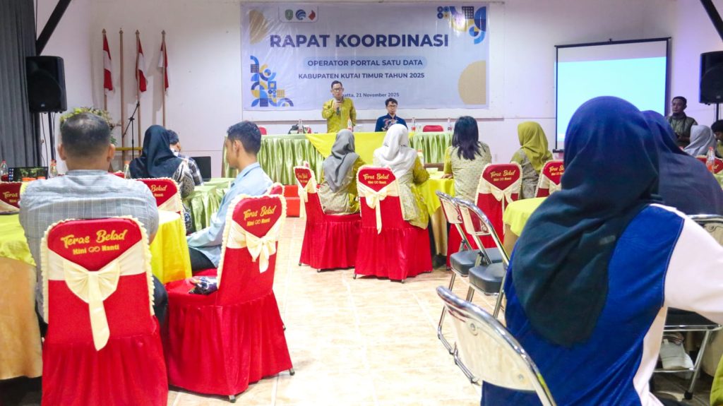 Penguatan Satu Data Kutim Terus Diakselerasi Diskominfo Stiper, Ajak Operator Rakor 2025