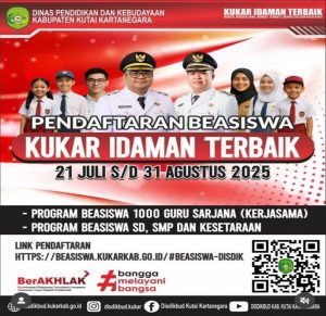 Beasiswa Pendidikan Kukar Dibuka Bagi Siswa dan Mahasiswa hingga Akhir Agustus 2025