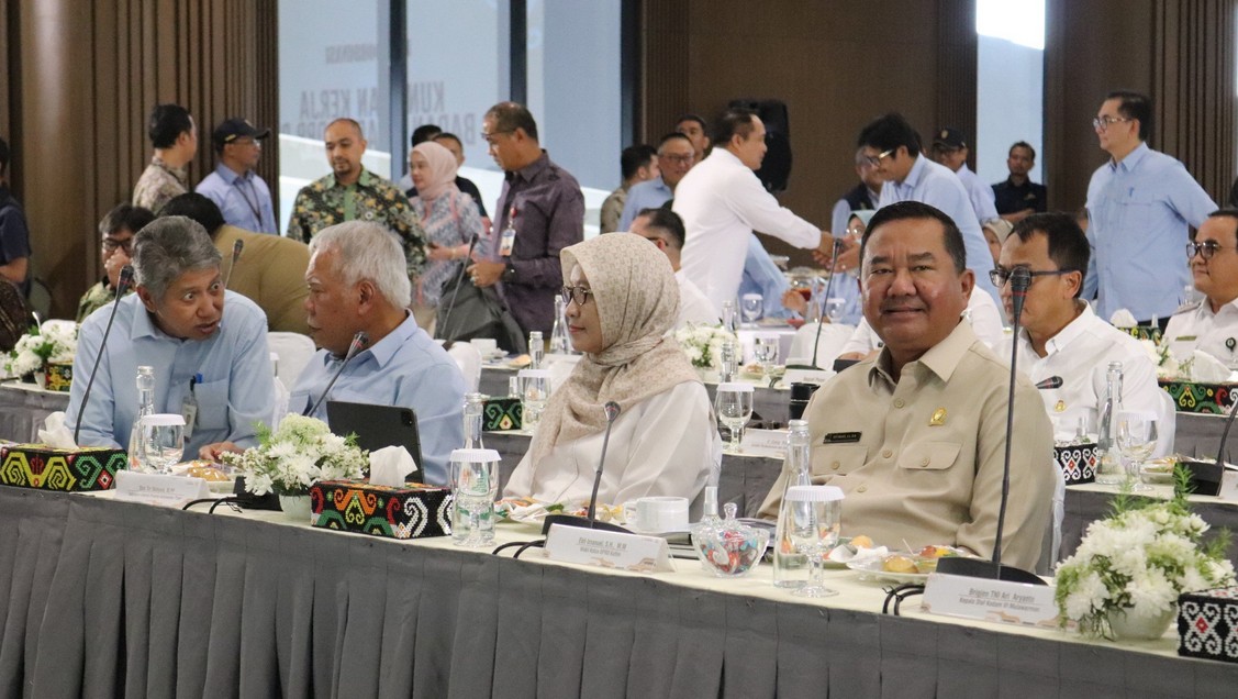 Wakil Ketua DPRD Kaltim Ekti Imanuel, Ikuti Rakor Banggar DPR-RI di IKN