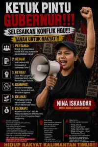 Ratusan Warga Korban Konflik Lahan di Kaltim, Gelar Aksi Ketuk Pintu Gubernur