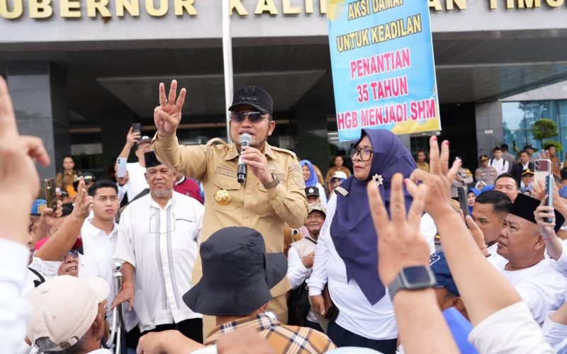 Ratusan Warga Korpri Loa Bakung Geruduk Kantor Gubernur Kaltim, Harum Janji Beri Solusi Segera Selesai Lewat Koordinasi