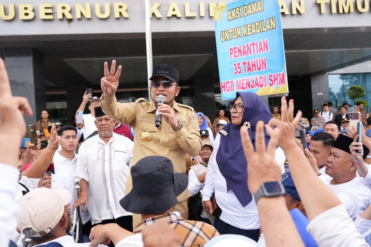 Ratusan Warga Korpri Loa Bakung Geruduk Kantor Gubernur Kaltim, Harum Janji Beri Solusi Segera Selesai Lewat Koordinasi